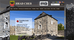 Desktop Screenshot of hrad-cheb.cz